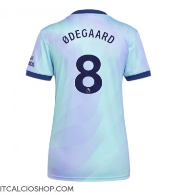 Arsenal Martin Odegaard #8 Terza Maglia Femmina 2024-25 Manica Corta